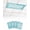 Teal Blue, variant on Fluorescent Light Covers for Ceiling Lights 1 Pack, Pink Boho Magnetic Ceiling Light Covers 2x4 Feet for Classroom Office School, Vintage Floral Contemporary Art Overhead Drop Ceiling Light Shade