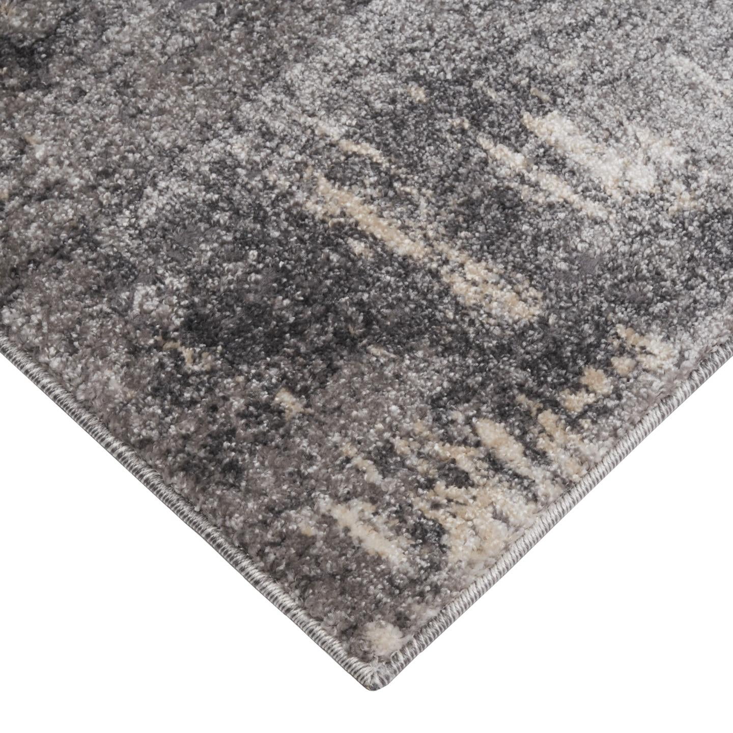 Luxe Weavers Euston Collection Abstract Area Rug 7680 Grey, Grey 8x10