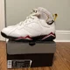 thumbnail image 3 of Ni - ke Ni - ke Air Jordan 7 Retro Men Size 11.5 304775-104 White Bronze-Cardinal Red Shoes, 3 of 5