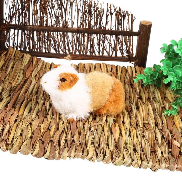 Hamster Grass Mat, 2 Sizes Comfortable Hamster Mat For Hamster For Guinea Pig