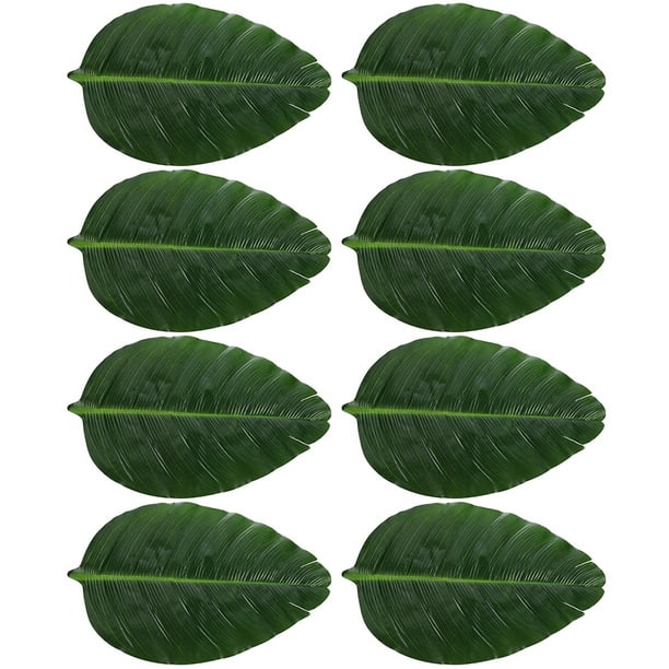 KAKOWELY 8 manteles individuales con forma de hoja para festivales, tazas, cuencos y mesas.