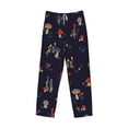 thumbnail image 4 of Sigee Mushrooms3 Print Men's Pajama Pants - Soft Lounge Sleep Bottoms with Elastic Waistband and Pockets-Medium, 4 of 9