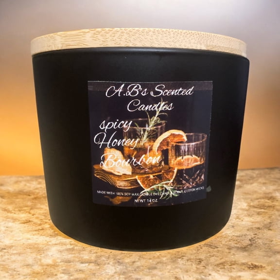 14 oz Spicy Honey Bourbon Scented Candle