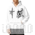 thumbnail image 3 of Unisex Goth Zip Up Hoodie Y2K Aesthetic Graphic Sweatshirt Oversized Hooded Jacket Punk Grunge Streetwear, 3 of 4