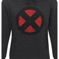 thumbnail image 2 of X-Men Distressed Symbol Men's Hoodie-Medium, 2 of 3