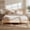 Natural, variant on LJAN Wooden King Bed Frame and Headboard, Classic Platform King Size Bed Frame, Easy Assembly Bedframe, Wooden Slats Support, No Box Spring Needed