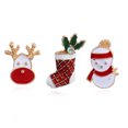 thumbnail image 2 of 15 Piezas Broches de Navidad para Elementos de Navidad Broches Árboles de Navidad Papá Noel Muñeco de nieve JAMW Sencillez, 2 of 5