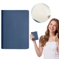 thumbnail image 2 of CoreLiving Small Pocket Notebook, A7 Hardcover Journal with College Ruled Paper, Stylish Faux Leather Diary for Daily Planning and Work, 2 Pack, 2 of 10