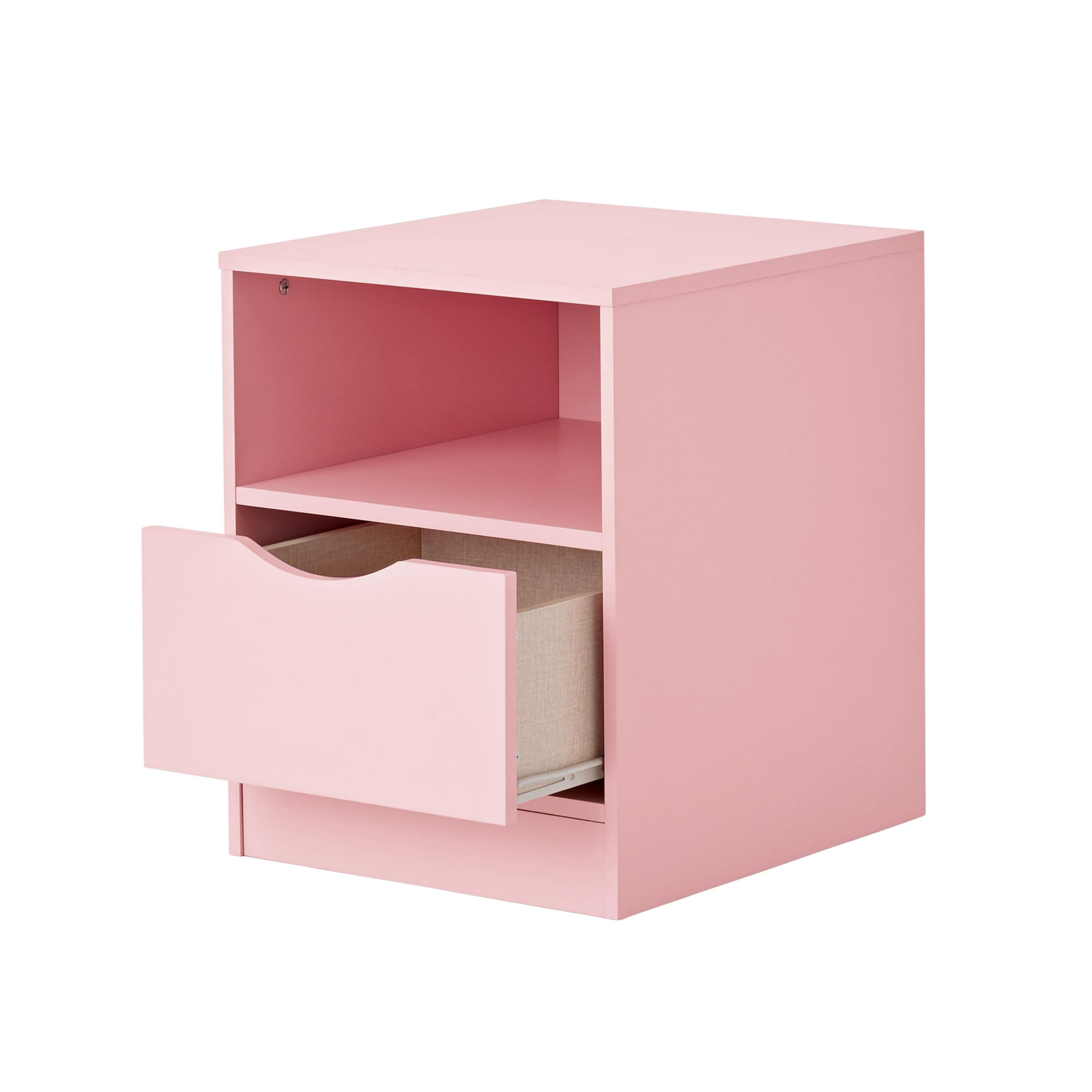 BYO Kids Nightstand with Drawer, Pink