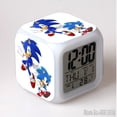 thumbnail image 4 of Admira el despertador Sonic The Hedgehog Sonic The Sonic Boy, creativo, para estudiantes, 8 x 8 x 8 cm, con luz LED, pantalla de hora, semana y mes, 4 of 5