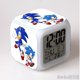 thumbnail image 4 of Admira el despertador Sonic The Hedgehog Sonic The Sonic Boy, creativo, para estudiantes, 8 x 8 x 8 cm, con luz LED, pantalla de hora, semana y mes, 4 of 5