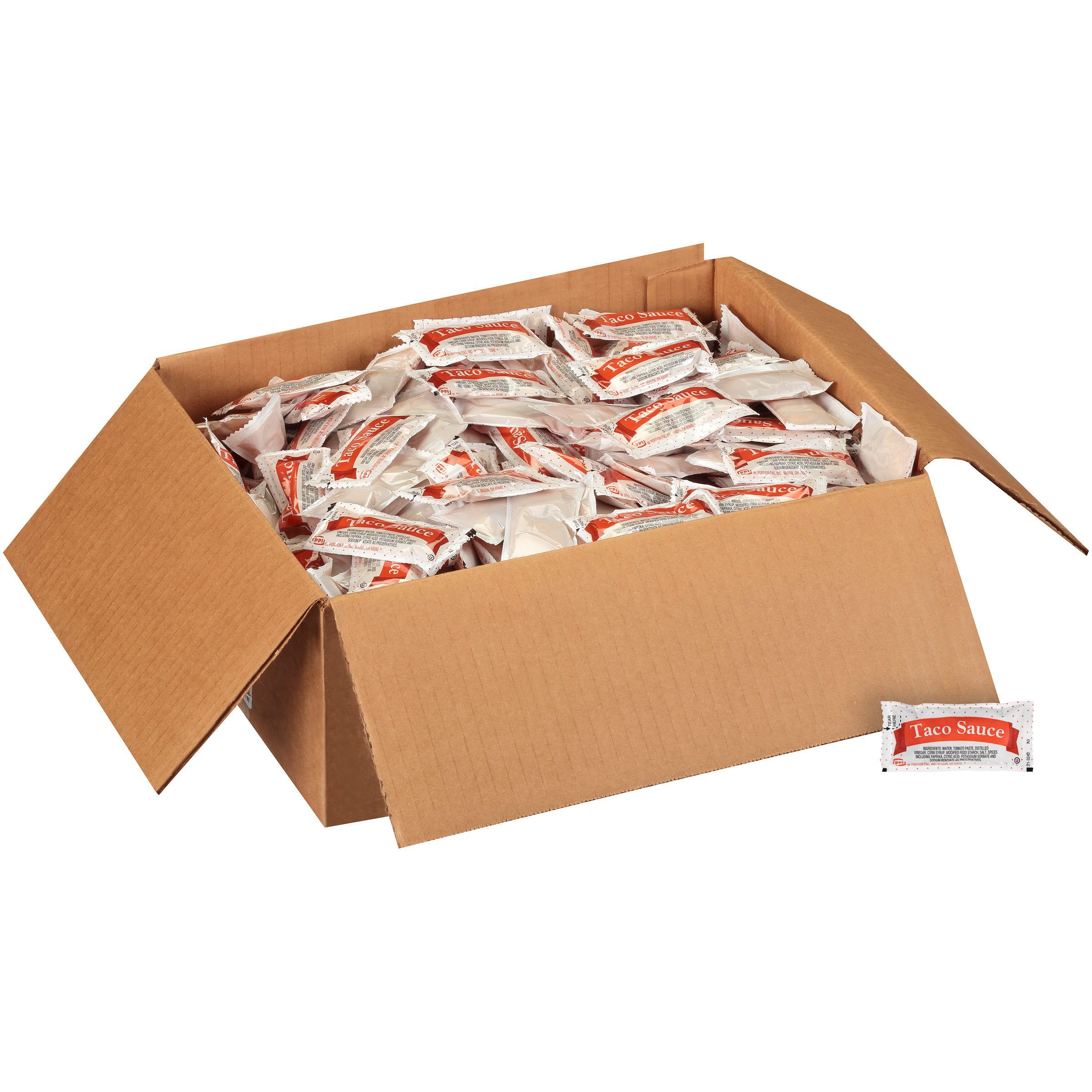 PPI Single Serve Taco Sauce, 9 gr. Packets (Pack of 500)