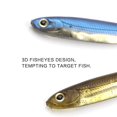 thumbnail image 2 of 5 señuelos de pesca blandos para agua dulce y salada, trucha, lubina, 10 cm, verde, 2 of 4