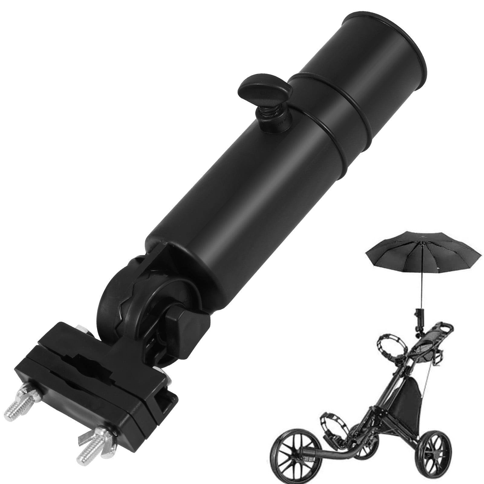 SHIYAO Golf Cart Umbrella Holder, Golf Trolley Umbrella Stand with 2