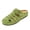 Green, variant on Orthopedic Clog Mules for Women, Arch Support Slip On Cushioned Slides, Soft Suede Woven Casual Backless Sandals Green