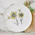thumbnail image 2 of MDR Trading Inc. FP-WCJ-030_Q01 Ceramic Speckled With Bees And Sunflowers Serving Plate, 2 of 5