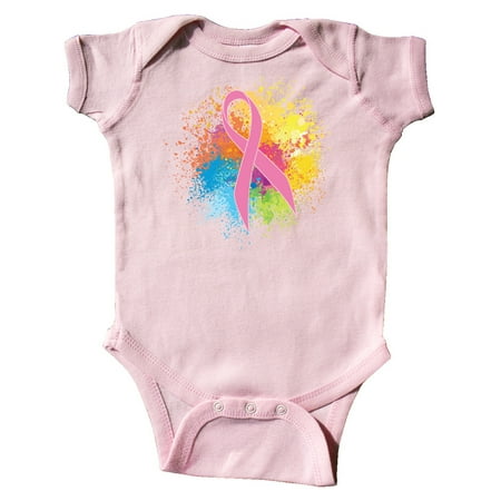 

Inktastic Breast Cancer Awareness Ribbon Art Gift Baby Girl Bodysuit