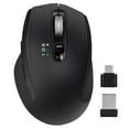 thumbnail image 1 of Ratón inalámbrico CHHI con receptor Bluetooth USB-A USB-C negro, 1 of 7