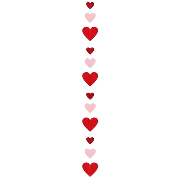 Gnwei 1/2/3Pcs Valentines Day Decorations Valentines Day Decor No DIY Required Handmade BE Mine Love Heart XO Garlands Banner for Home Wedding Party Anniversary