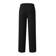 thumbnail image 3 of Boy's Cargo Sweatpants Baggy Joggers Elastic Wiasted Loose Fit Open Bottom Athletic Sweat Pants for Mens with Pockets Black M, 3 of 4