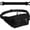 Black, variant on WATERFLY 3L Unisex Anti-Theft RFID Blocking Fanny Pack Waist Bag Travel Hiking,Black