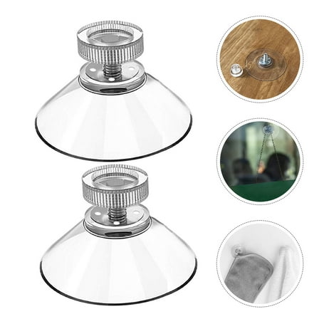 PTOOTP 10pcs Transparent Window Suction Cups Heavy Duty for Item Fixing in Kitchen Bathroom