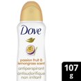 thumbnail image 1 of Dove Passion Fruit & Lemongrass Dry Spray Antiperspirant, 1 of 8