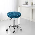thumbnail image 7 of Lsque Cute Turtle Round Bar chair cushion covers Velvet Fabric Premium Comfort Protects from Scratches and Stains for 14-17 Inch Chair- 14 inch, 7 of 7