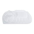 thumbnail image 2 of Karat OPS Lid for 36oz PP Plastic Microwaveable Black Take Out Box, 3 Compartment - 300 ct, 2 of 10