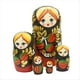thumbnail image 3 of 5 Uds. Muñecas Matryoshka, Muñecas Anidadas Hechas una Mano, Lindas Muñecas Rusas de Madera, Muñecas Anidadas DIY con Flores del Noreste, Lindas Muñecas Anidadas, 3 of 5