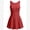 Red, variant on Women Parent-child Athletic Tennis Dress with Built in Shorts and Pockets Twisted Bow Cutout Back Workout Romper Dress Red
