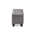 thumbnail image 4 of Baxton Studio Fera Modern and Contemporary Gray Fabric Upholstered Storage Ottoman, 4 of 5