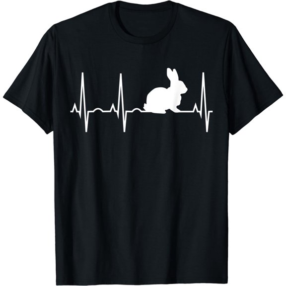 Bunny Heartbeat Shirt for Bunny Lovers - Rabbit T-Shirt T-Shirt