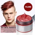 thumbnail image 4 of Tinte temporal para el cabello, crema para colorear, cepillo para enjuague, cera para el cabello, Color temporal, cera para el cabello, coloración de peinado Natural para hombres, (Buy 2 save 10%), 4 of 4