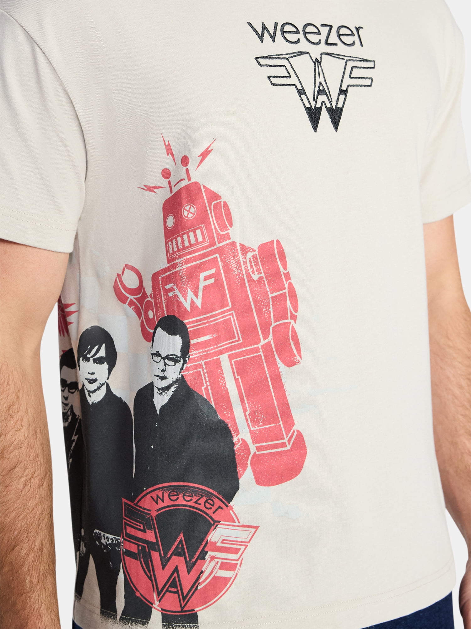 Weezer Men's and Big Men's Boxy Fit Graphic Tee, Sizes XS-3XL