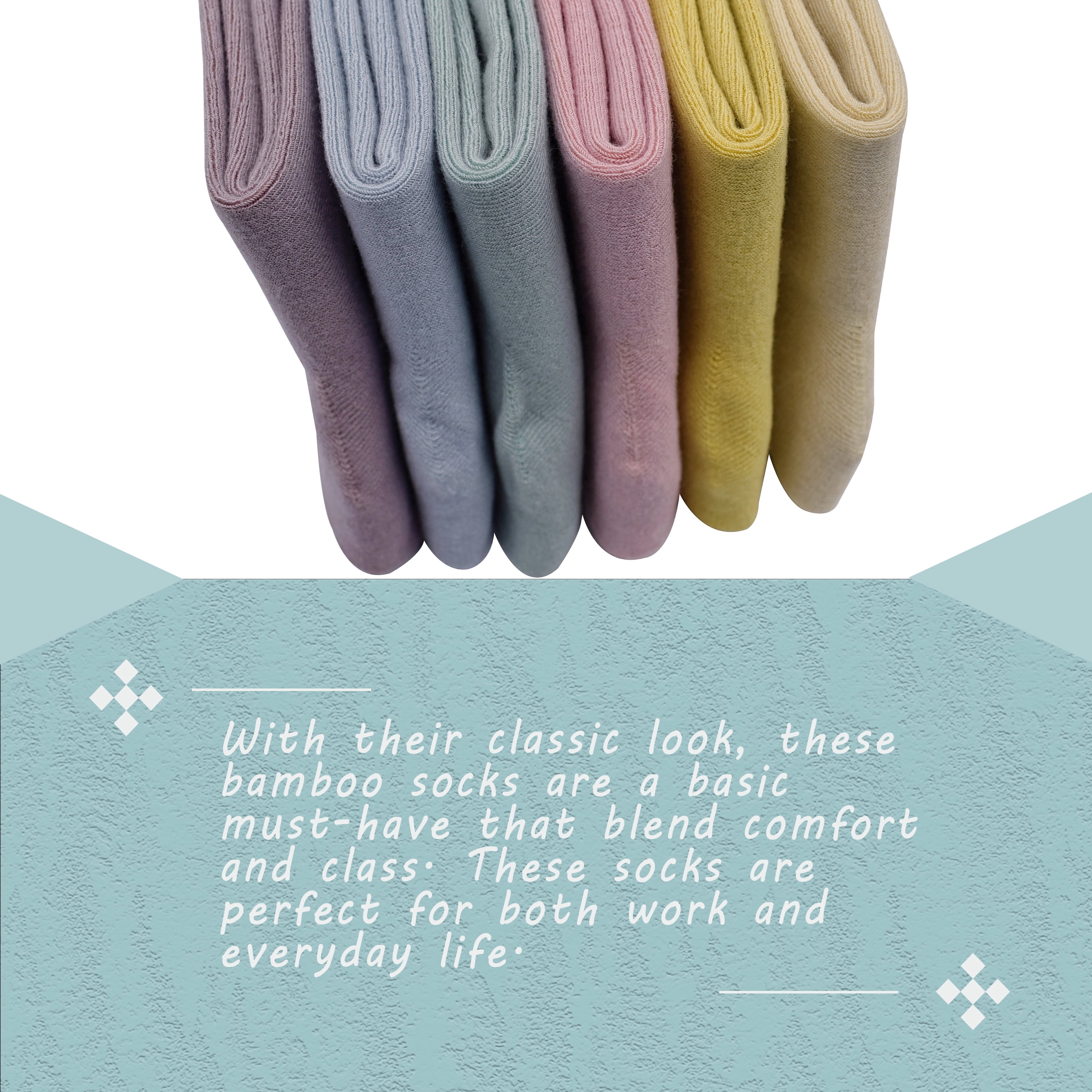 Women Thin Socks Bamboo Ankle Silky Quarter Anti Odor Casual Summer Socks 6 Pairs (Assorted 5, US Size 8-11)