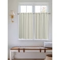 thumbnail image 2 of Light Green Lines Living Room Curtains 2 Panel, Retro Minimalist Stripes Pattern Cafe Window Treatment, Farmhouse Bedroom Bathroom Kitchen Curtains Drapes 104"x54", 2 of 6