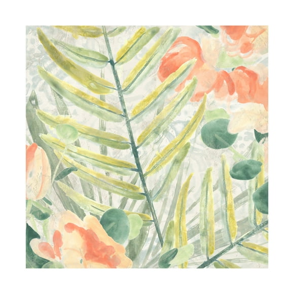 June Erica Vess 'Palm Garden III' Canvas Art