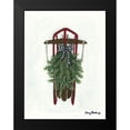 thumbnail image 2 of Baker, Sara 12x14 Black Modern Framed Museum Art Print Titled - Vintage Winter Sled, 2 of 5