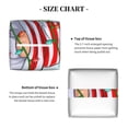 thumbnail image 5 of Gukieu Funny Christmas Gnome Print Leather Tissue Box, PVC Waterproof Velcro Opening and Closing Square Tissue Box Holder, Suitable for Home and Office Decoration, 5 of 7