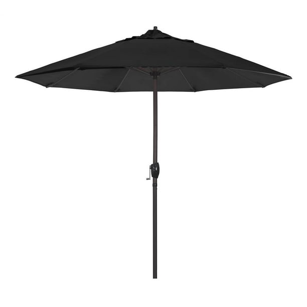 Patio Umbrella Sunbrella 1A in Black Fabric