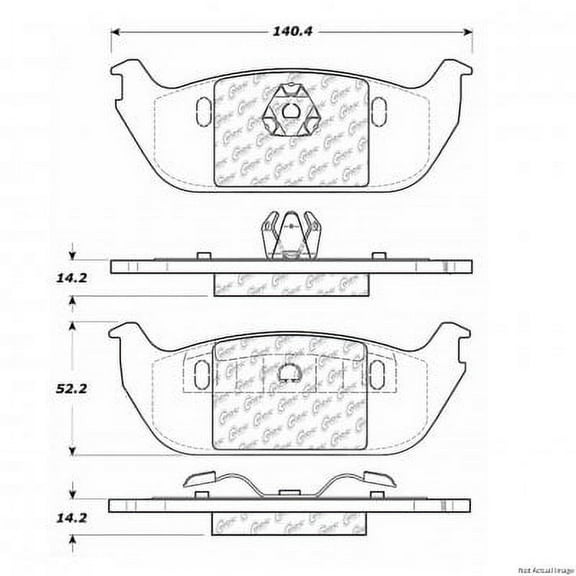 Centric Parts - Ceramic Pads