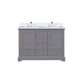 thumbnail image 2 of 48 In. W X 22 D Dark Grey Bath Vanity With Stain Marble Top, Faucet, And Functional Storage Scratch Top Included Faucet, 2 of 6
