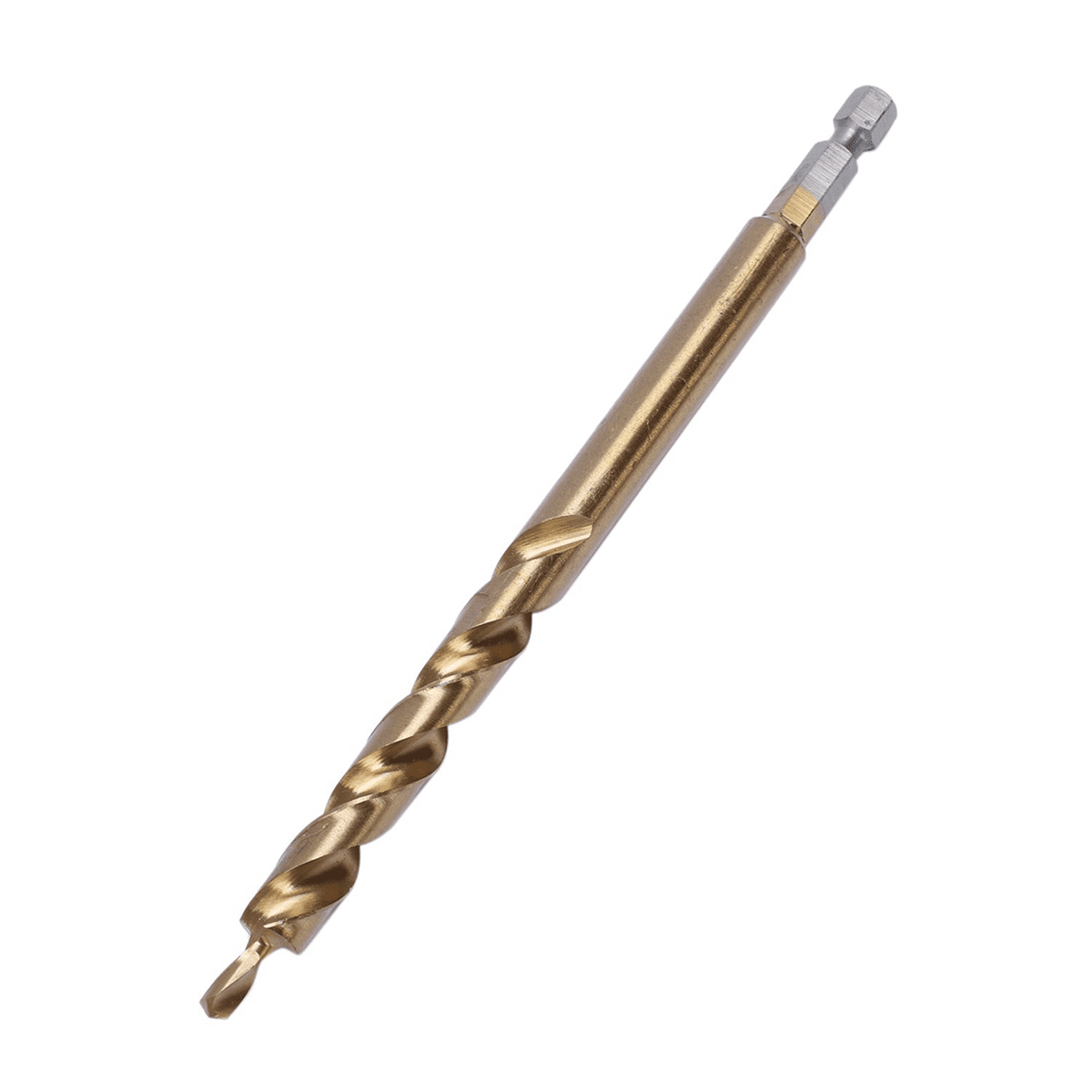 6Pcs 1/4 Inch Hex Shank Pocket Hole Drill Bit + 3/8(9.5mm)Replacement Twist Step Drill Bit with Depth Stop Collar