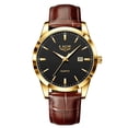 thumbnail image 1 of Reloj de hombre de cuero militar LIGE - Impermeable LG89143B, 1 of 6