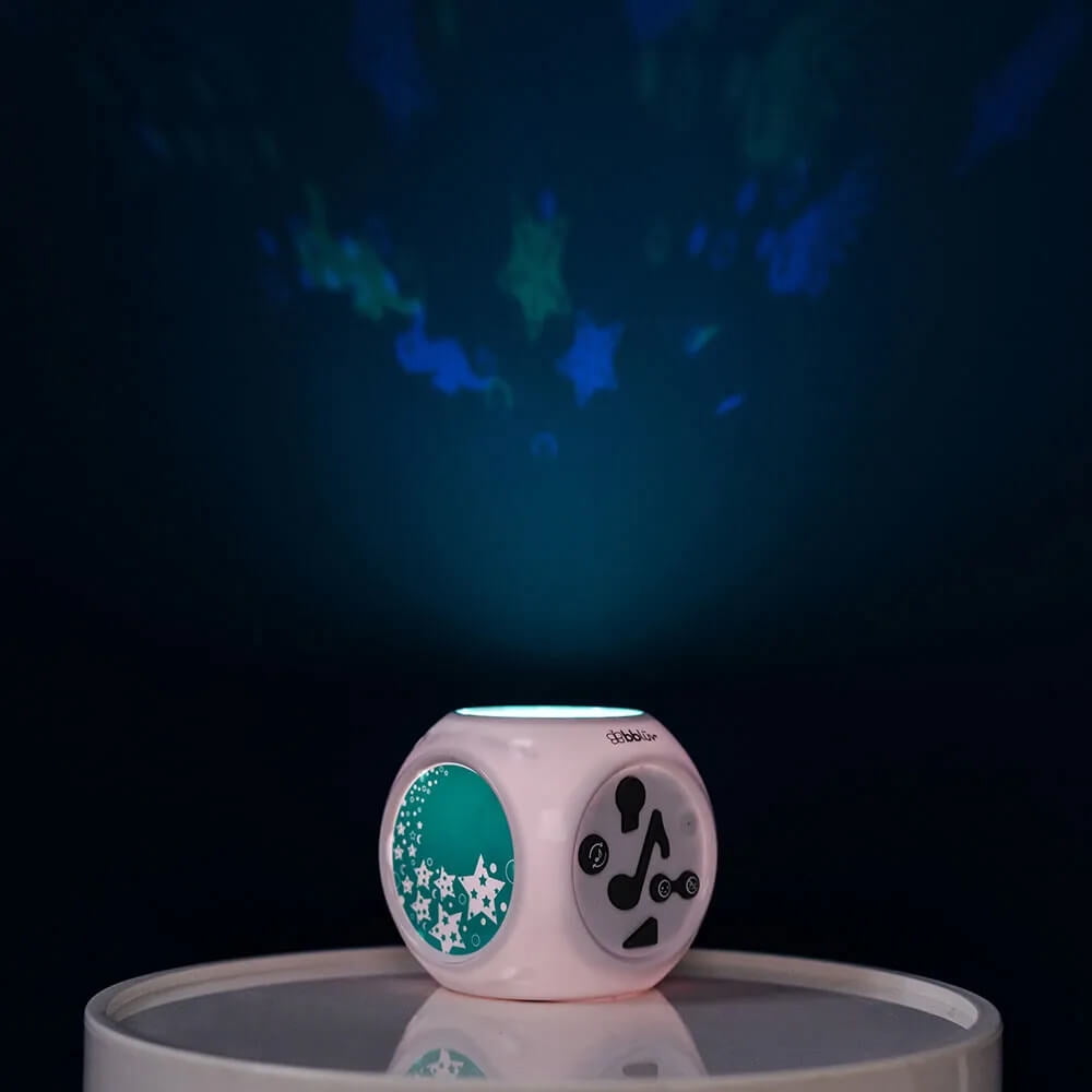 bbluv B0137 Kube Sound Activated Musical Nightlight with Projection
