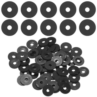 Uxcell M4 Nylon Flat Washers 50-Pack – 8.5mm OD, 4mm ID, 1mm Thick Sealing Gaskets For Faucets, Hoses & Valves