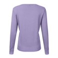 thumbnail image 4 of Cardigan Sweater Women Classic Light Weight Lounge Cardigan Long Sleeve Button Down Crew Neck, 4 of 4