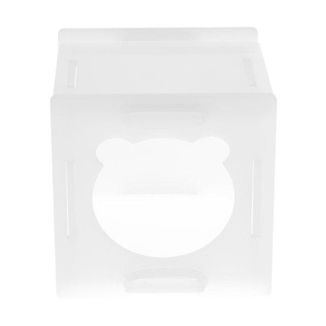 Cama para mascotas pequeñas, juguete de nido, suministros de cama de ratón y potable, 9x9x9cm Blanco Yuyangstore Casa de mascotas de animales pequeños