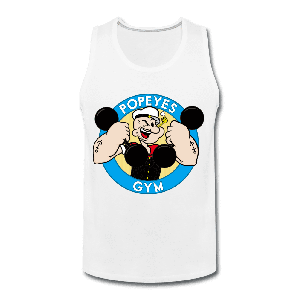 Popeyes Funny Gym Tank Top, Workout Fitness Tank Top, Motivational Tank